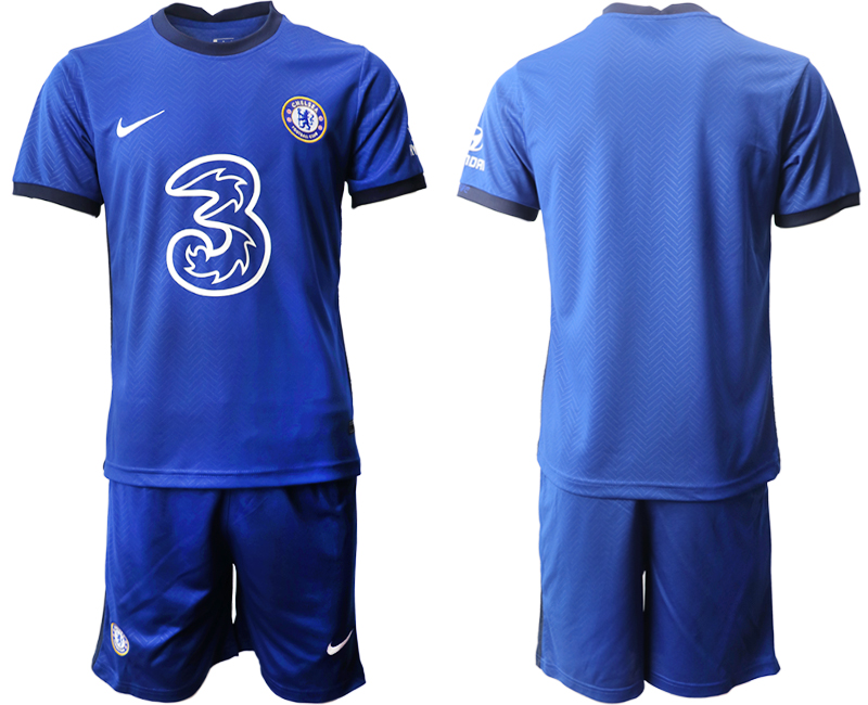 Men 2020-2021 club Chelsea home blank blue Soccer Jerseys->chelsea jersey->Soccer Club Jersey
